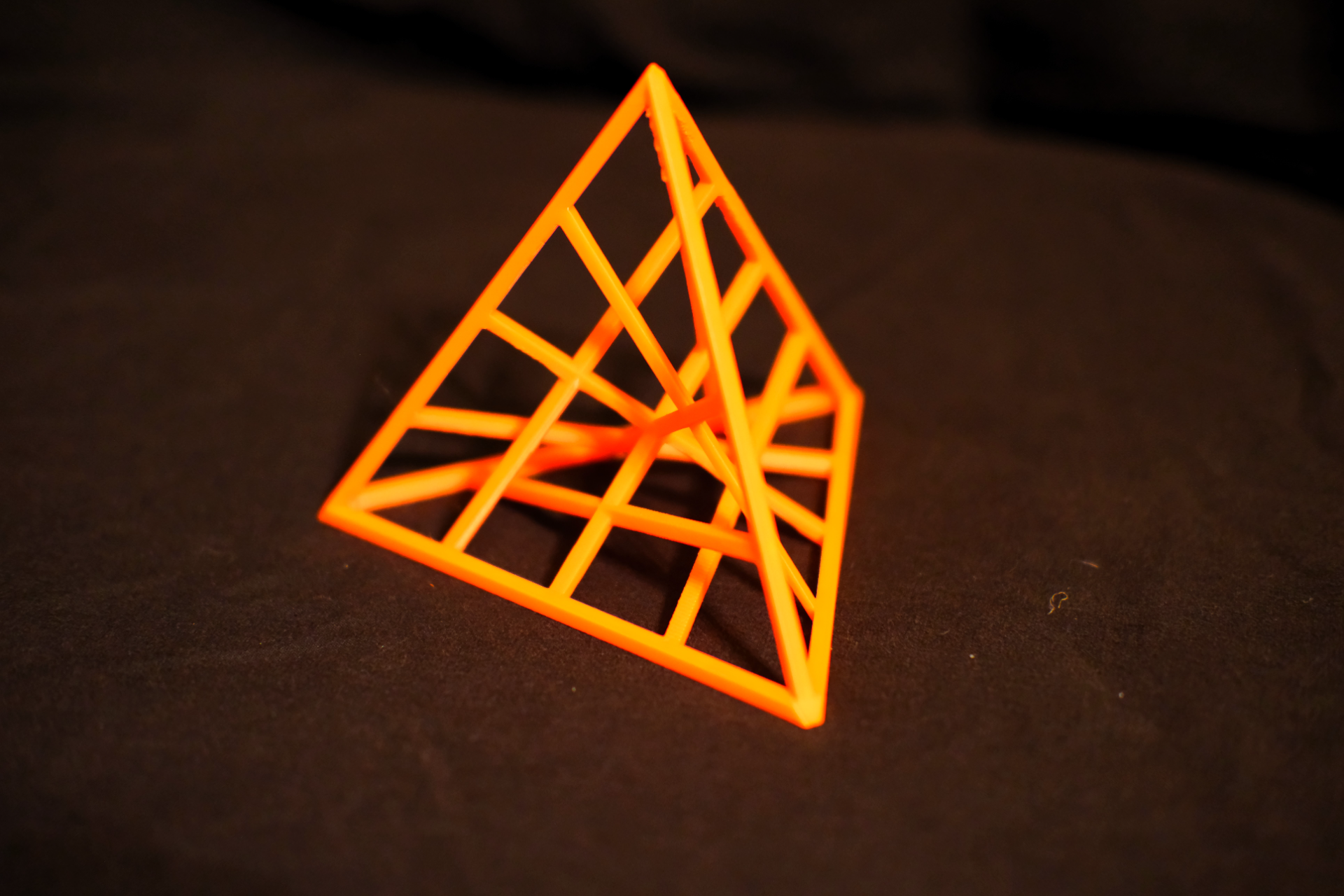 Line Art Tetrahedron