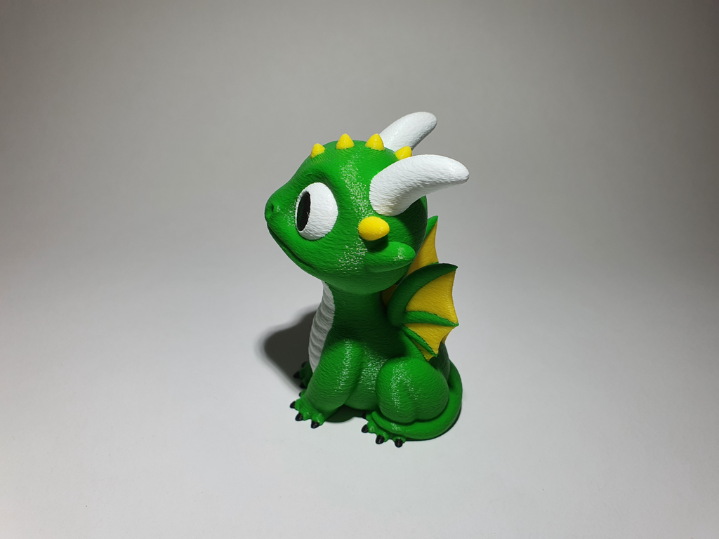 Dragon multicolor fuzzy skin