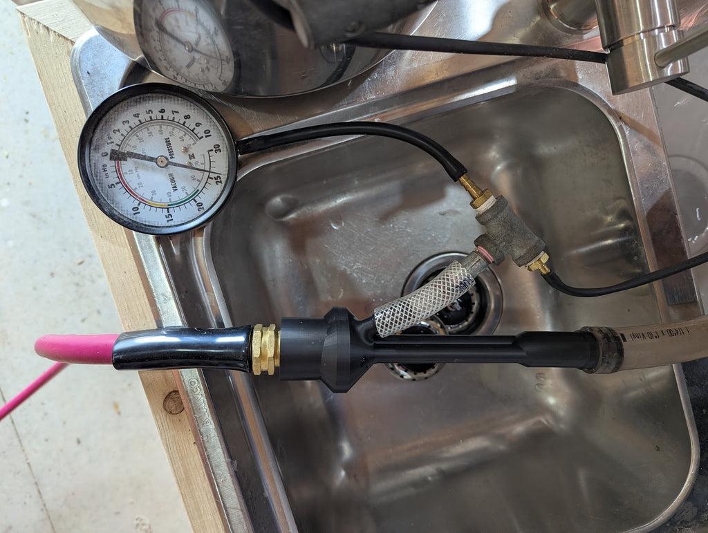 Water Jet Aspirator 3/4 garden hose (MAX 26In Hg)