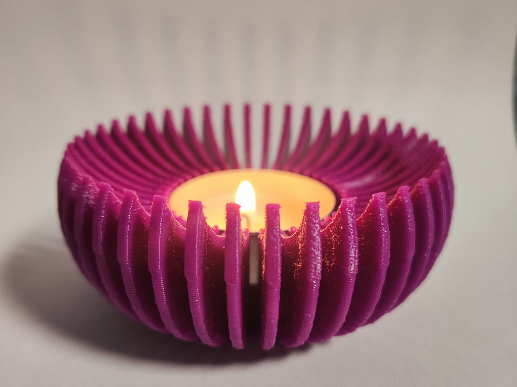 Sunburst Shadow Turbine | Tealight Holder
