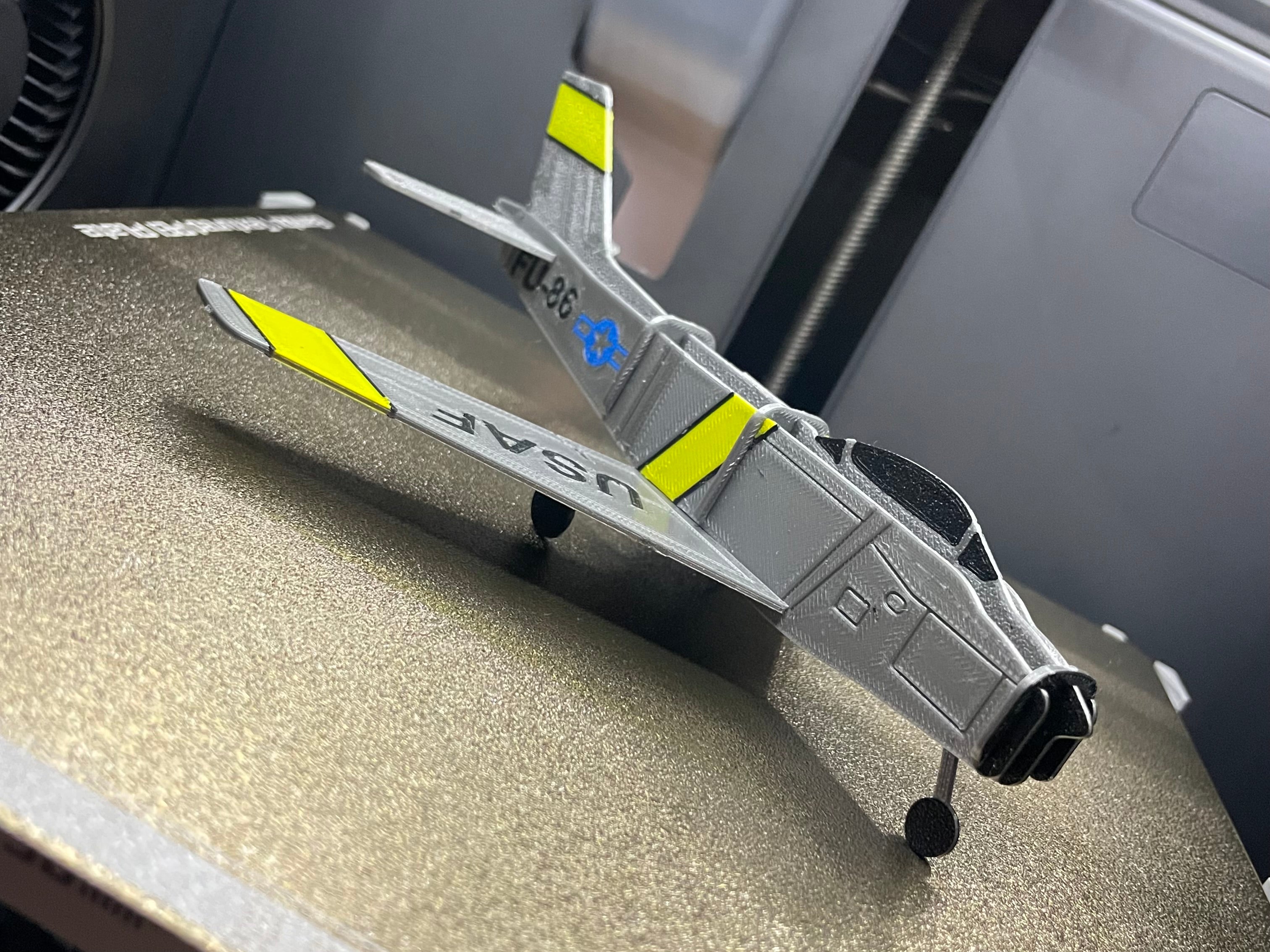 F-86 Sabre Kit Card