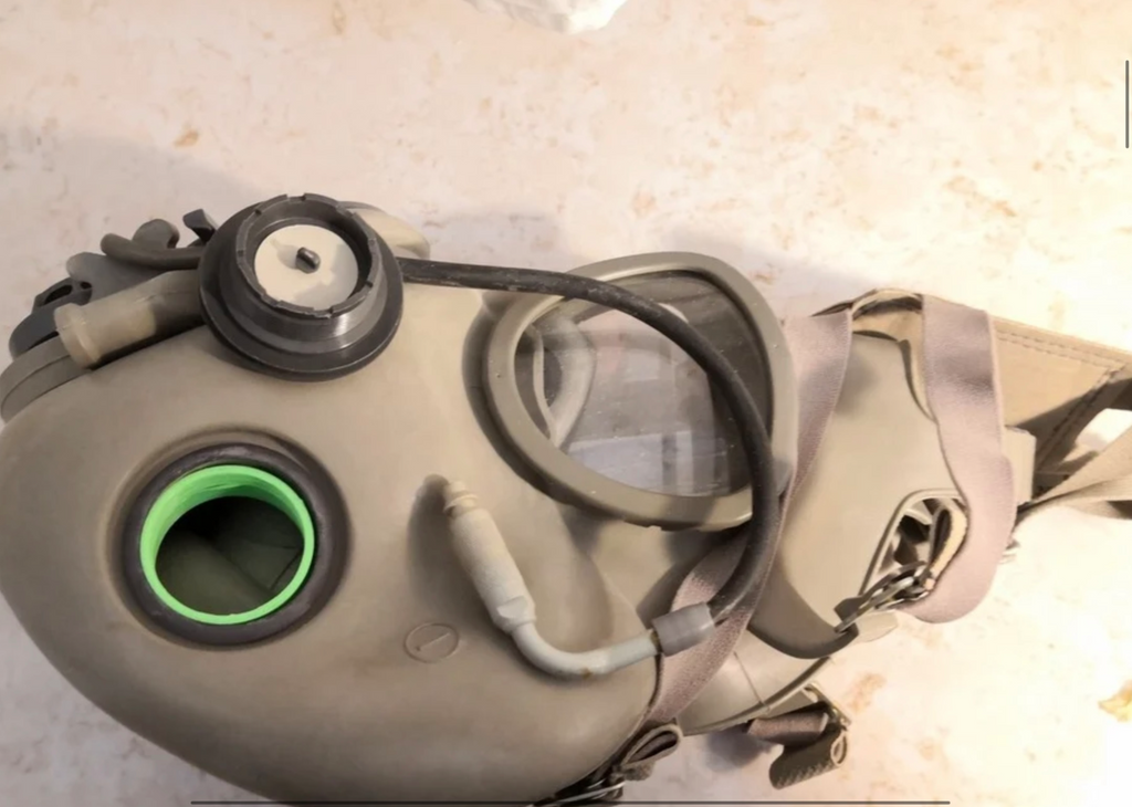 Fake gas mask dummy filters for M10M
