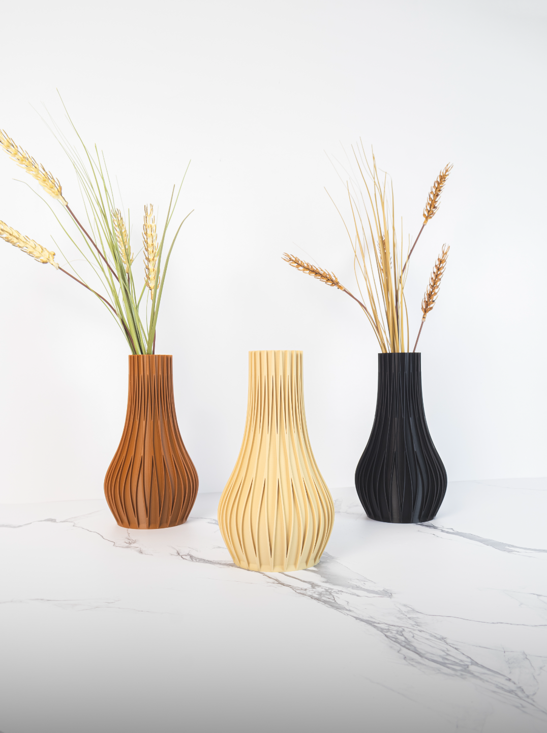 Dried Flower Vase | Round Flower Holder Home Décor