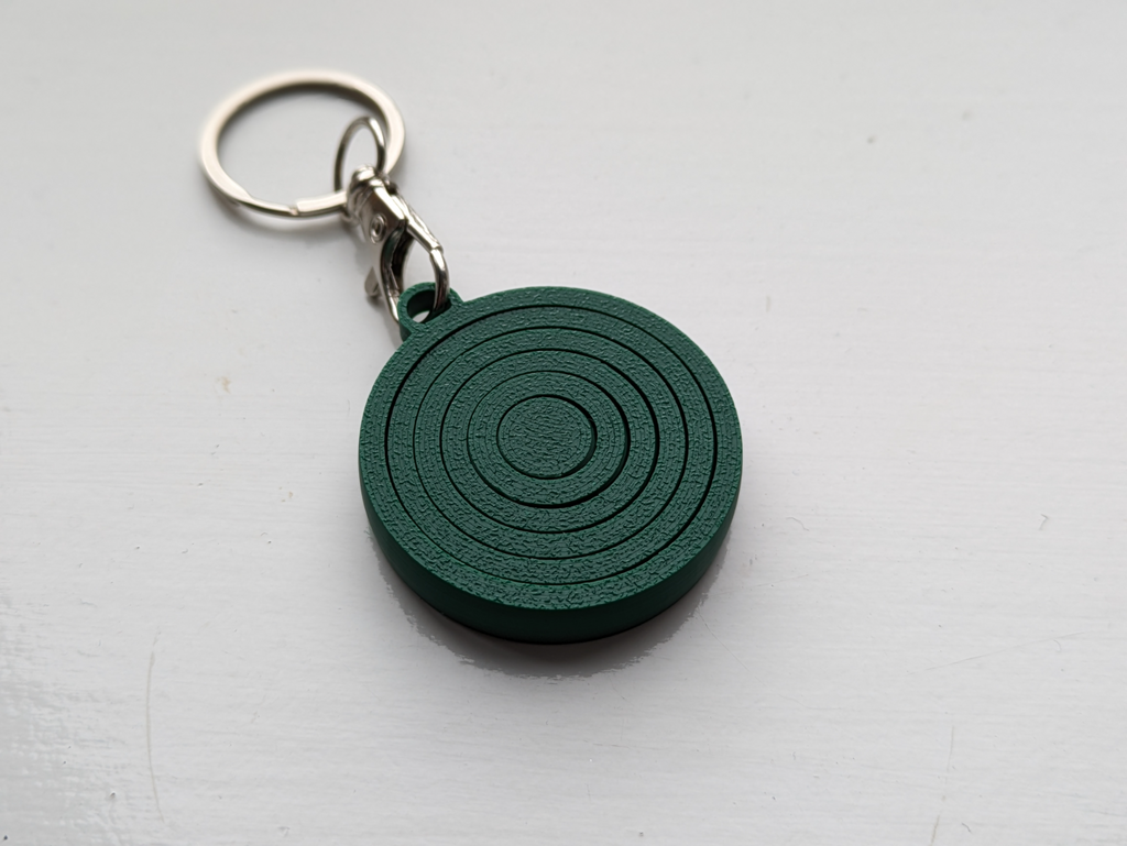 Rotating Rings Keyring / Toy