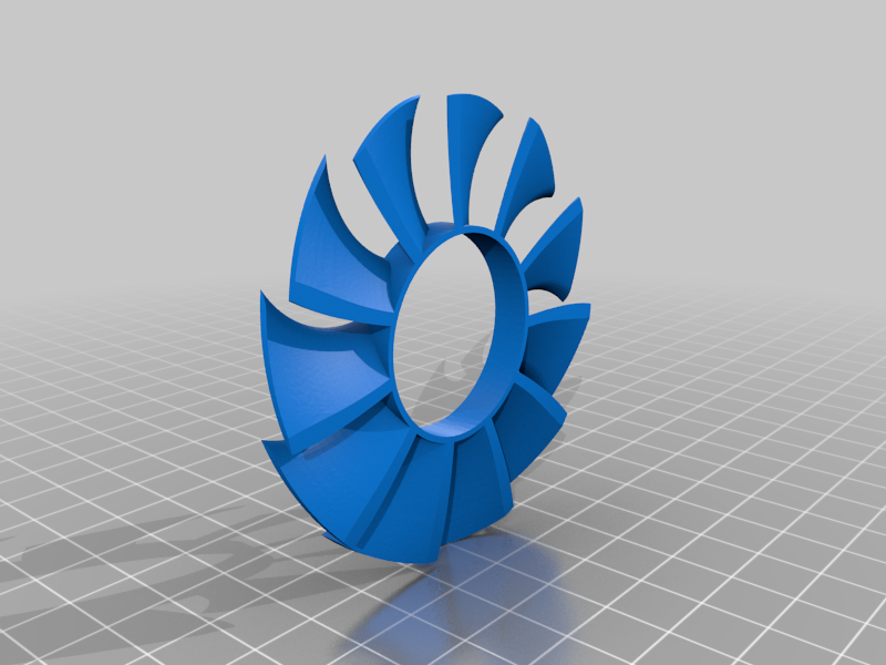 Cooling fan replacement blades