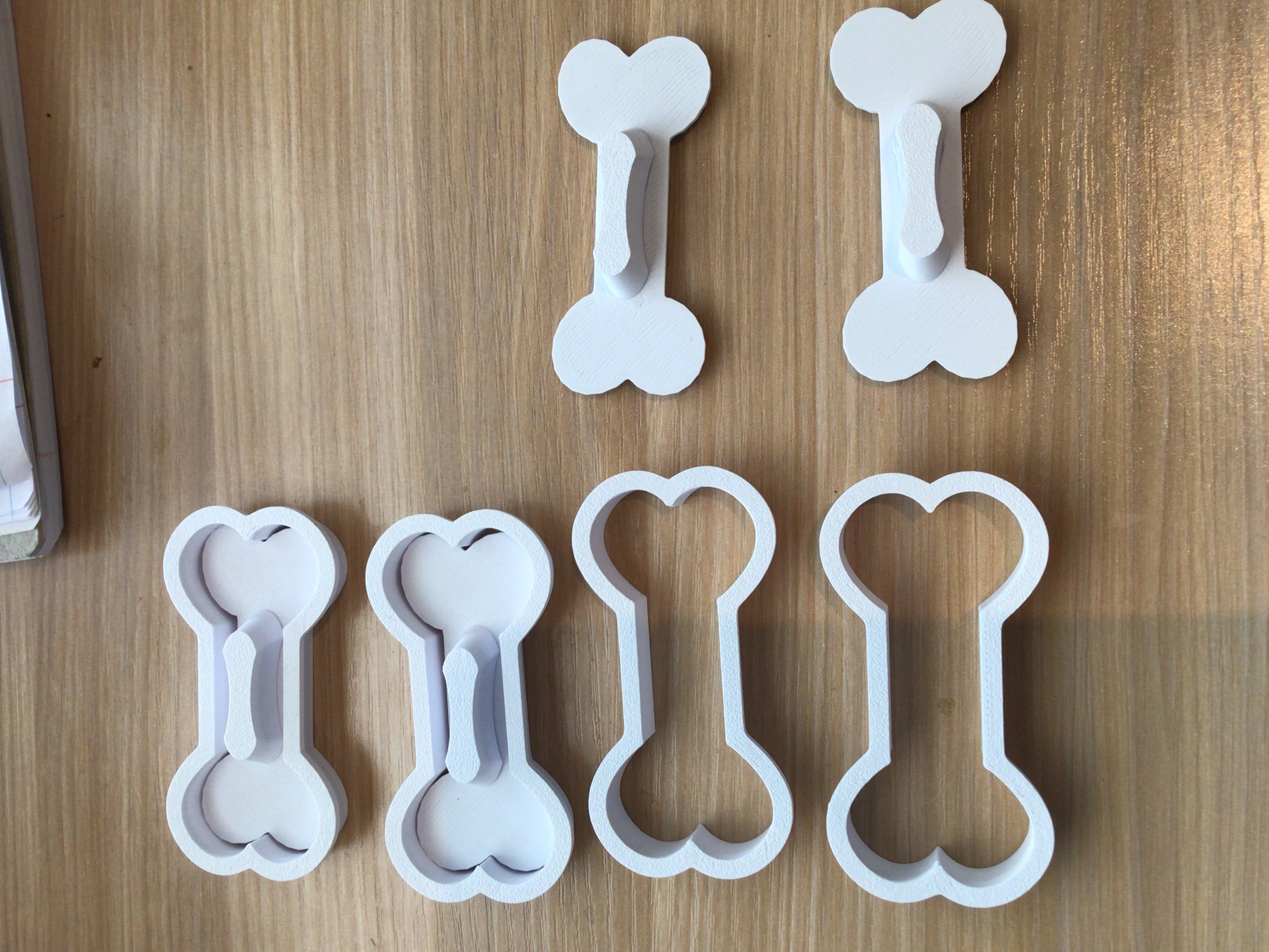 Dog treat cookie cutters