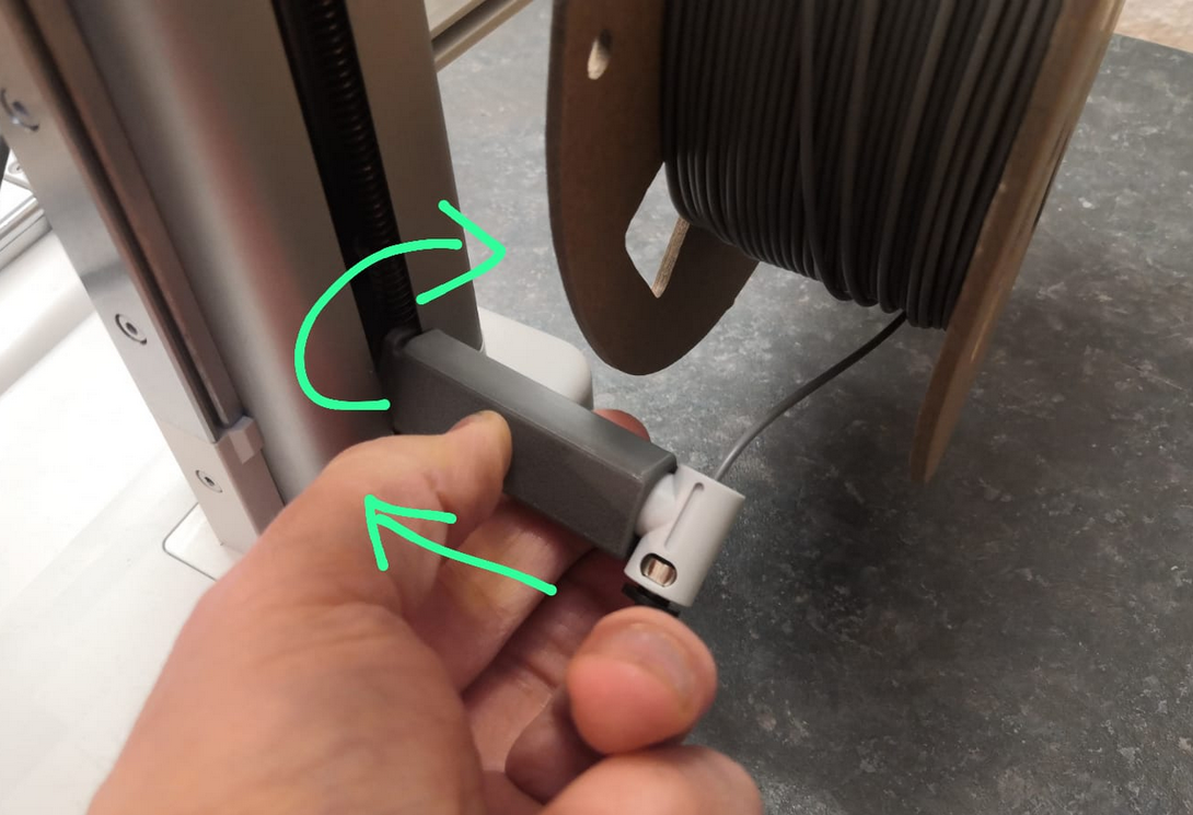 A1m tangle free filament guide
