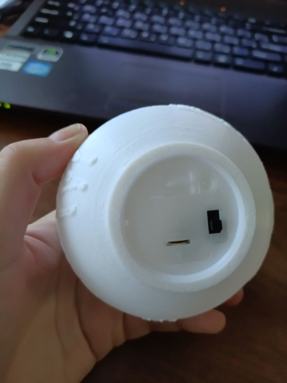 Base for a New Year's ball tea candle