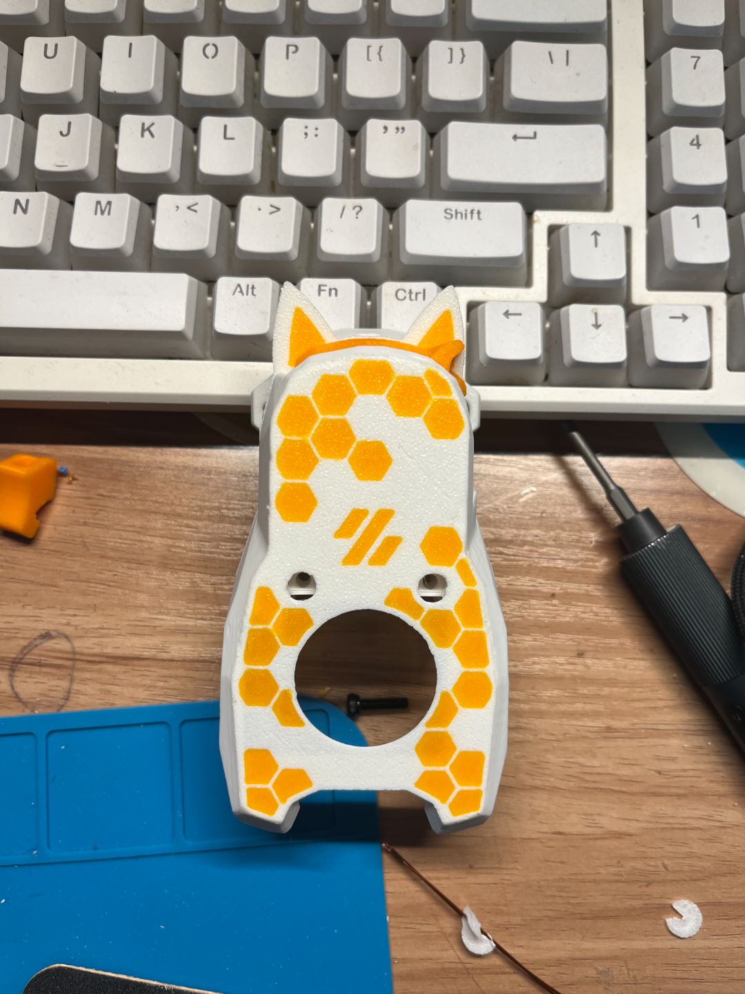 Minisb Hex Face Remix + Cat ears- Voron V0.2//沃龙0.2多色六边形前脸猫猫头