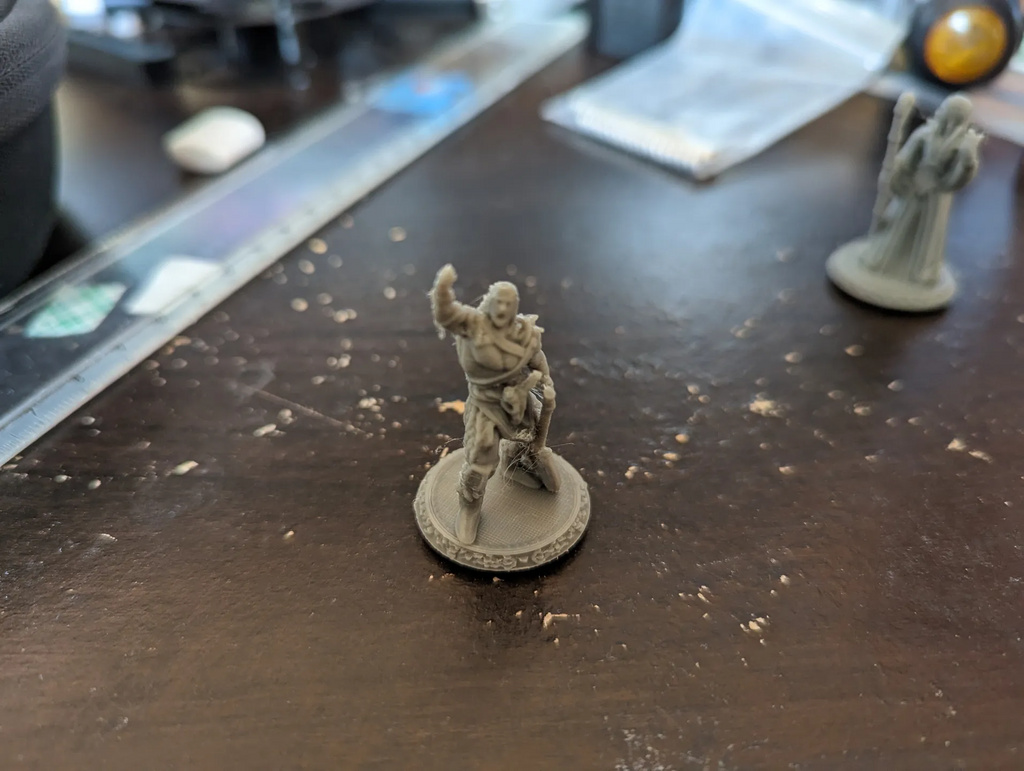 Barbarian Miniature - DnD - No Supports!