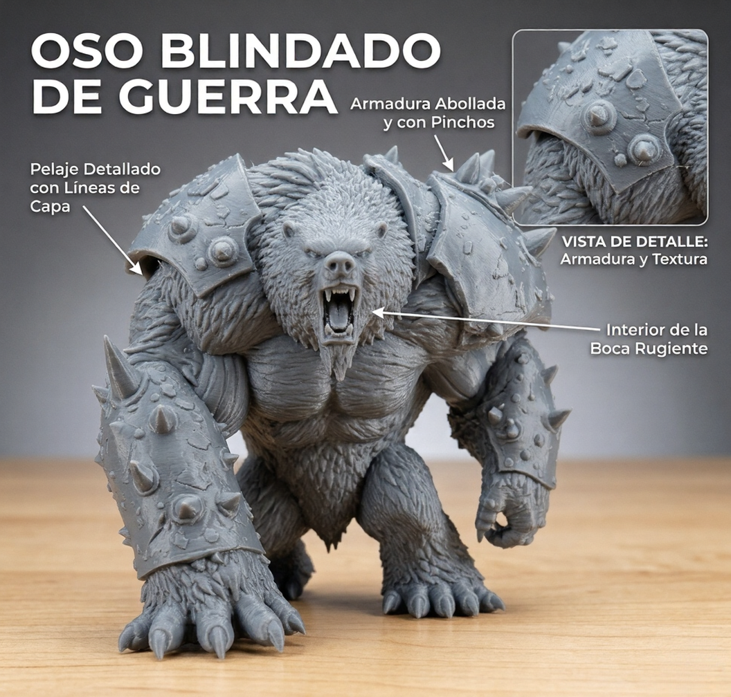 Oso de Guerra Blindado - Edición Battle-Worn
