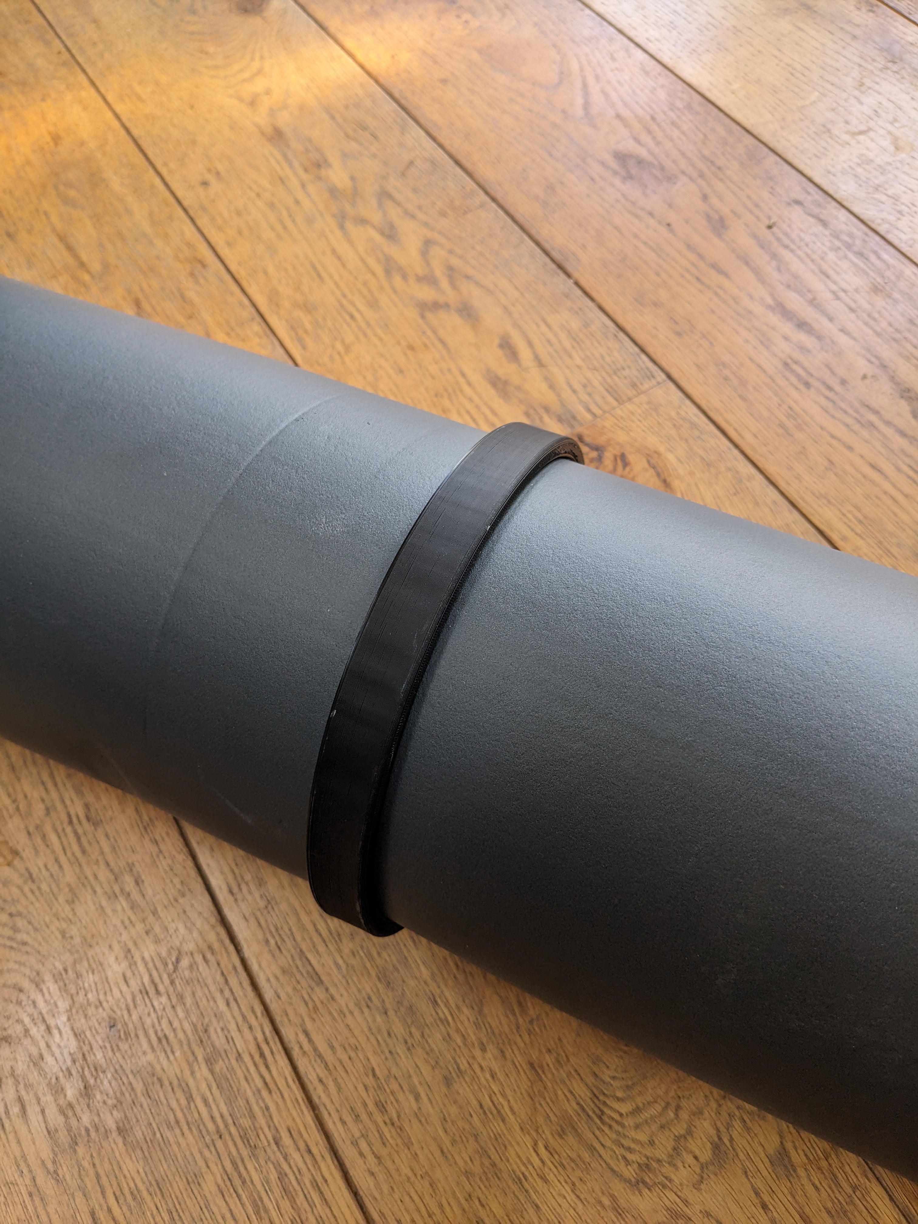 Yoga Gym Roll Mat Ring Holder Parametric