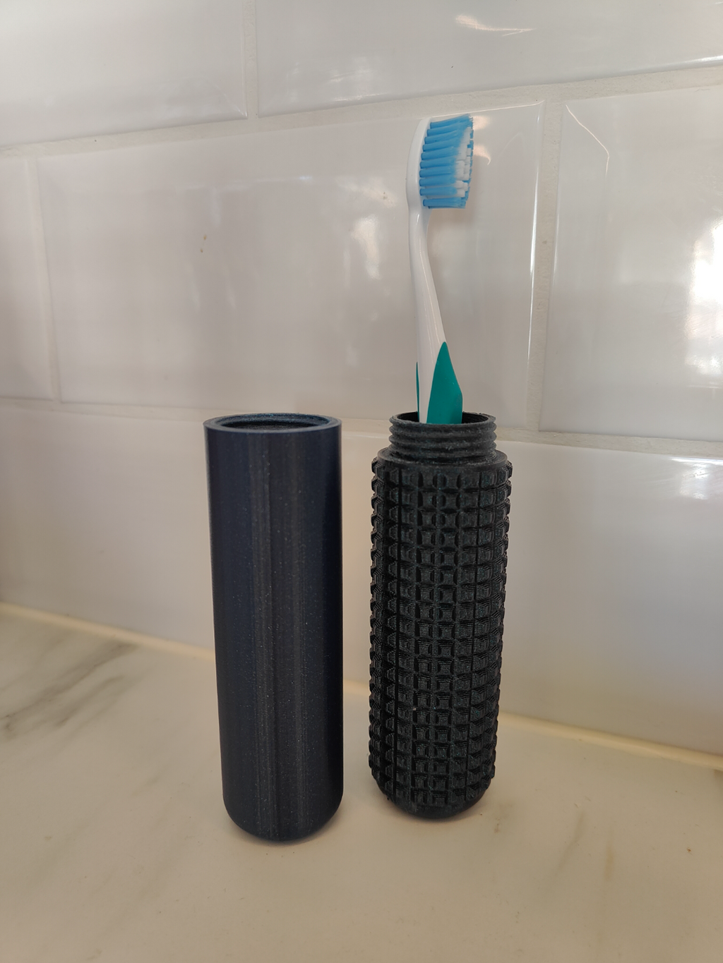 Portable Toothbrush Case - Porcupine pattern