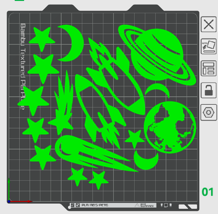 Glow in the Dark Stars/Night Sky