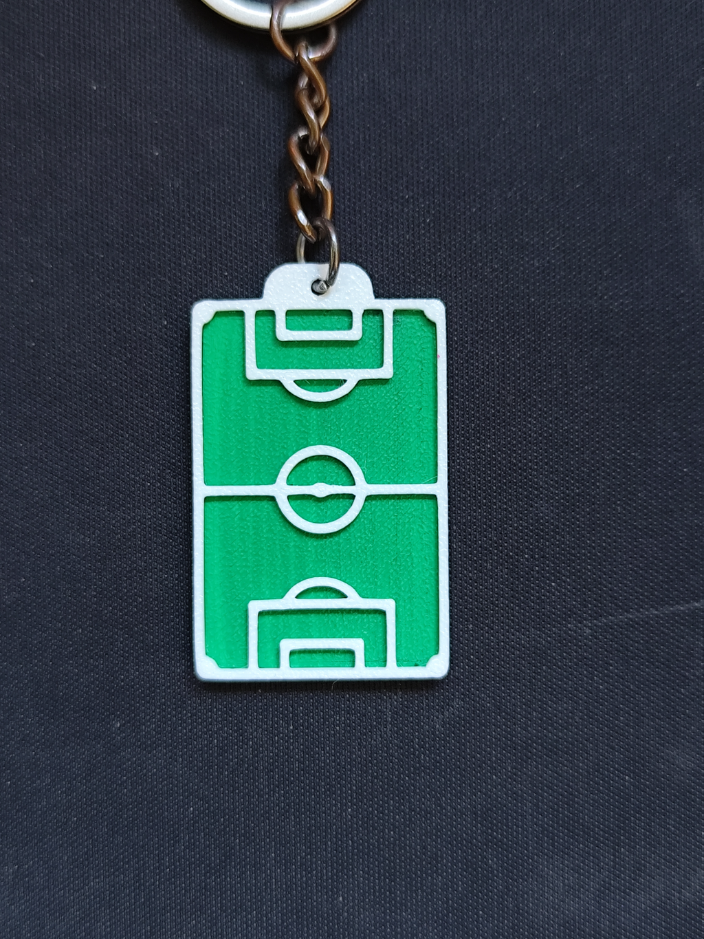 Football Field Keychain