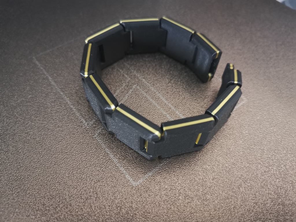 Braccialetto moderno flexi stampa in unico pezzo