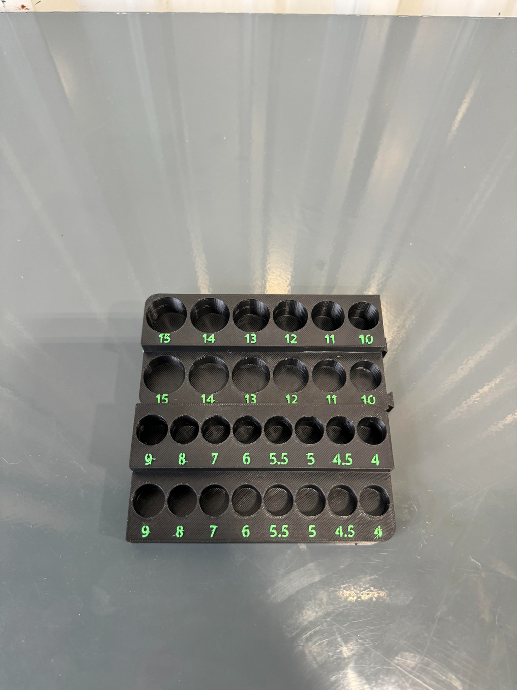 1/4 Deep & Shallow Socket Tray