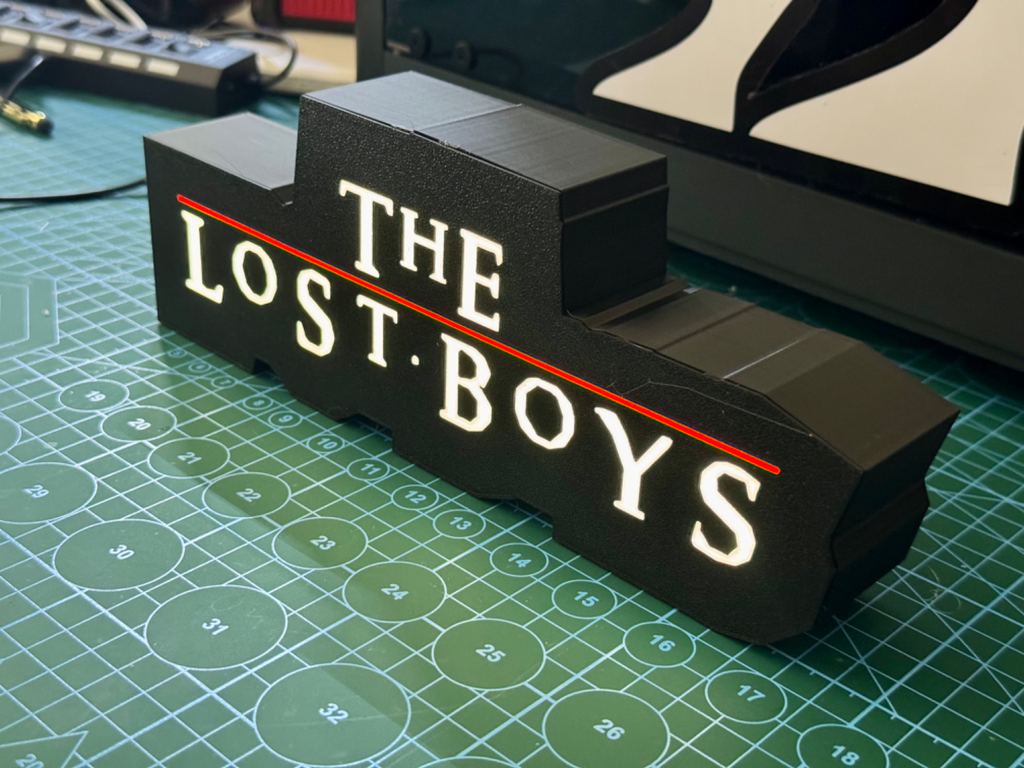 The Lost Boys - Logo Light Box / Lamp