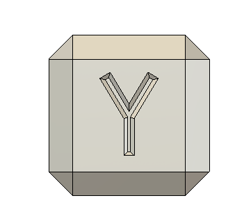 XYZ calibration cube