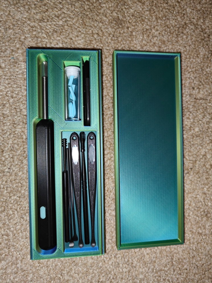 Digital Ear Wax Cleaner Set - Case