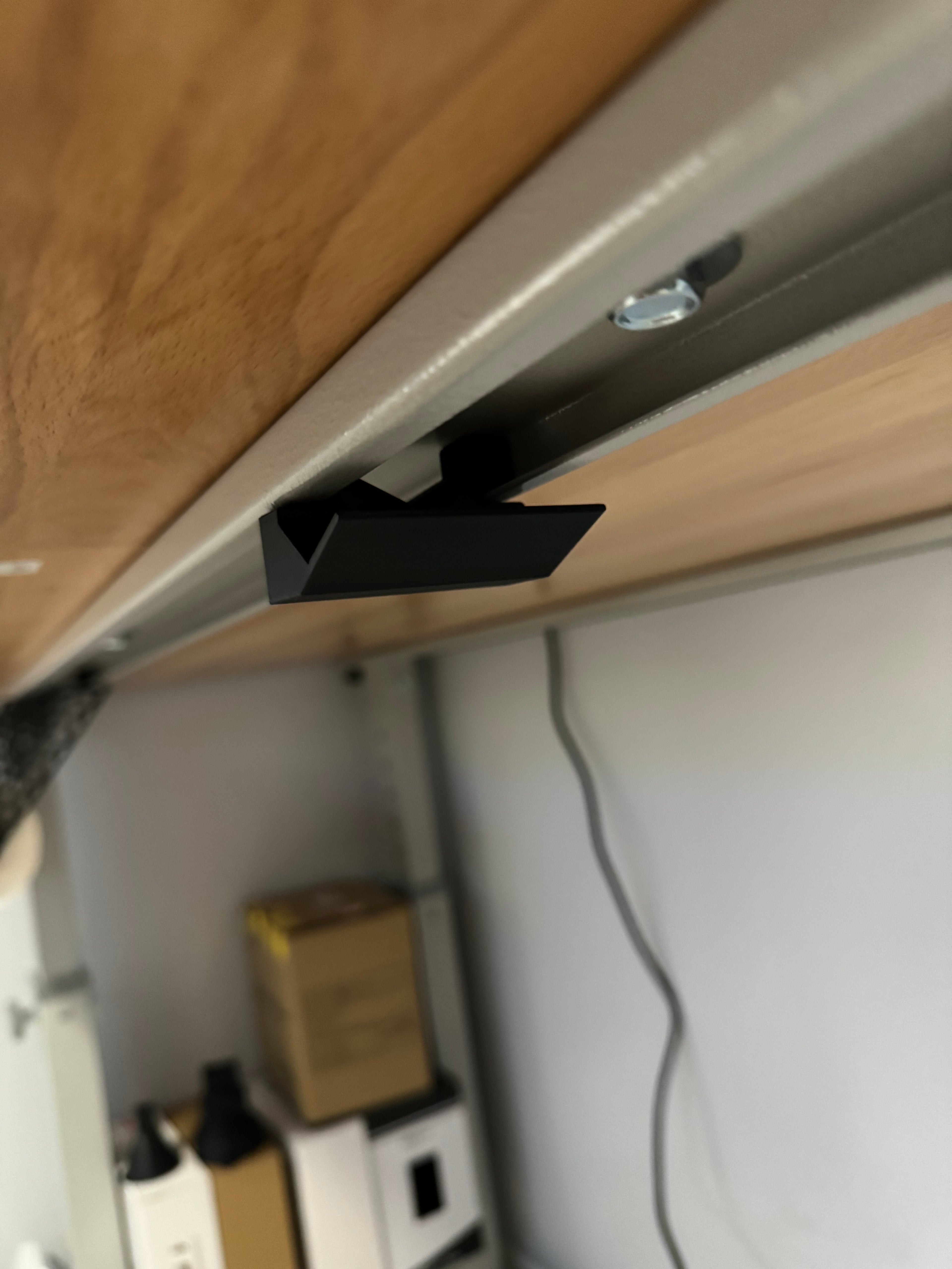 Seville Desk Underside Mounting Hooks