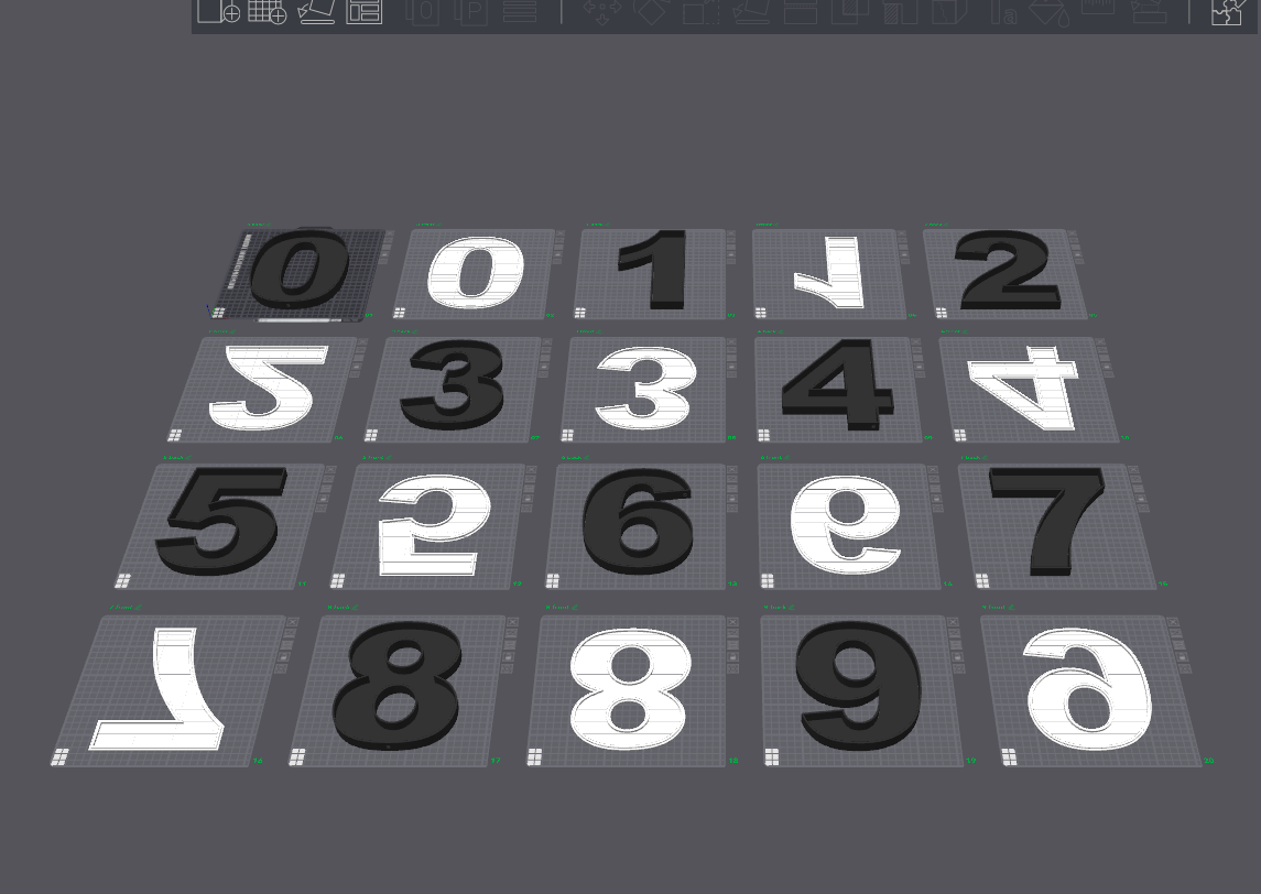 House Number Light Boxes