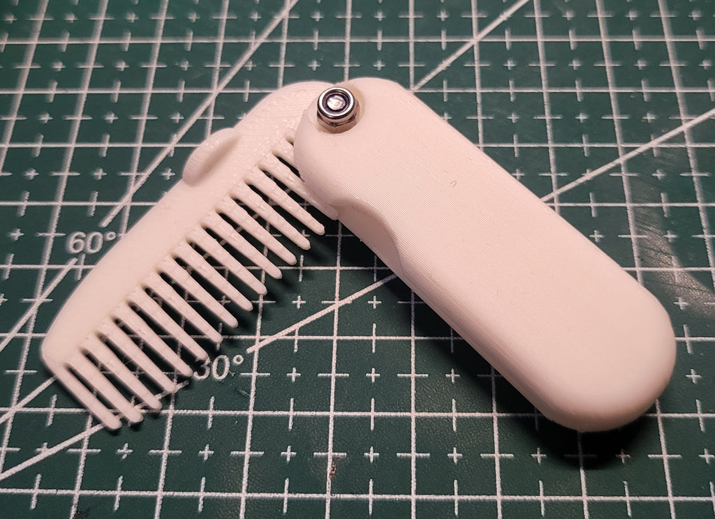 Tactical mustache comb