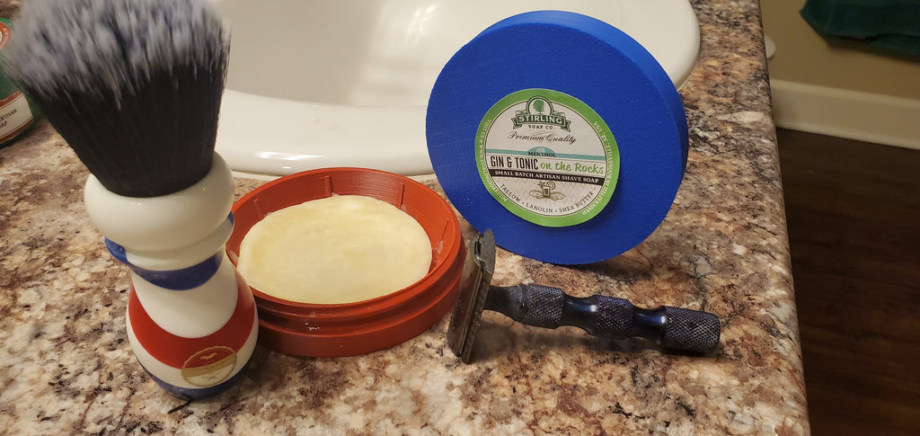 Shave Soap Sample Puck Bowl