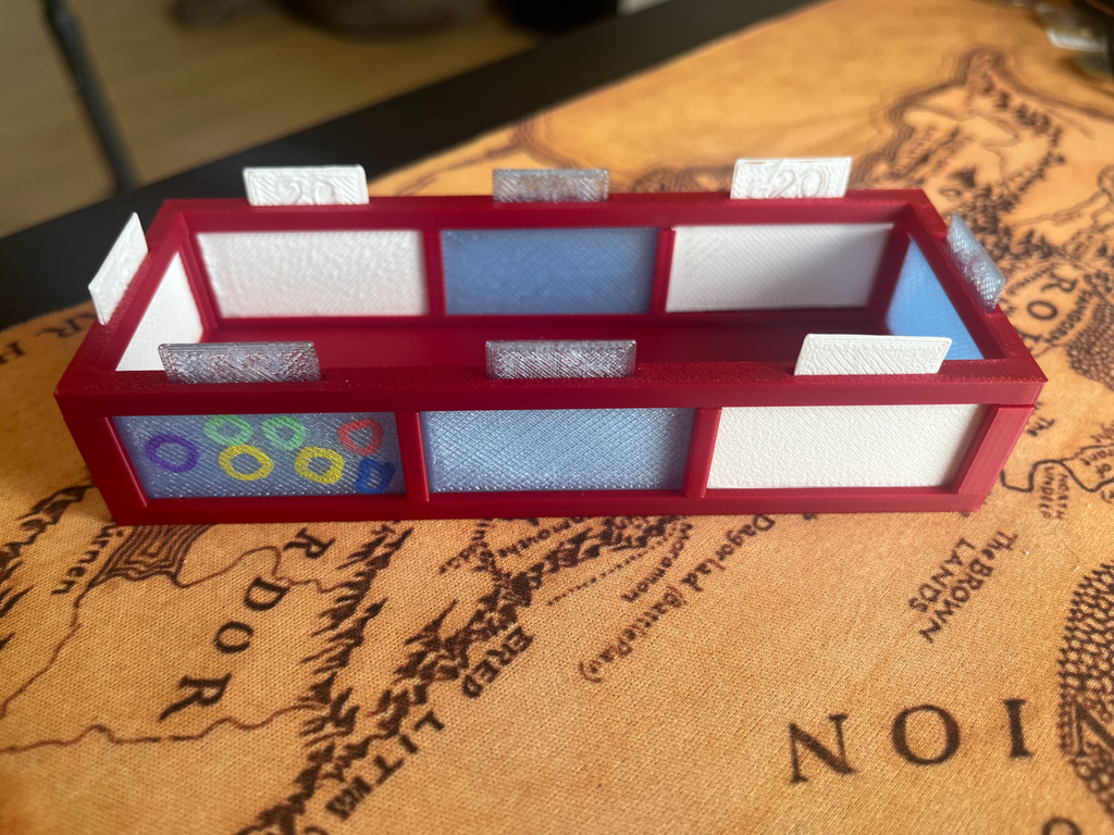 Caja para reutilizar laminas de velocidad de flujo