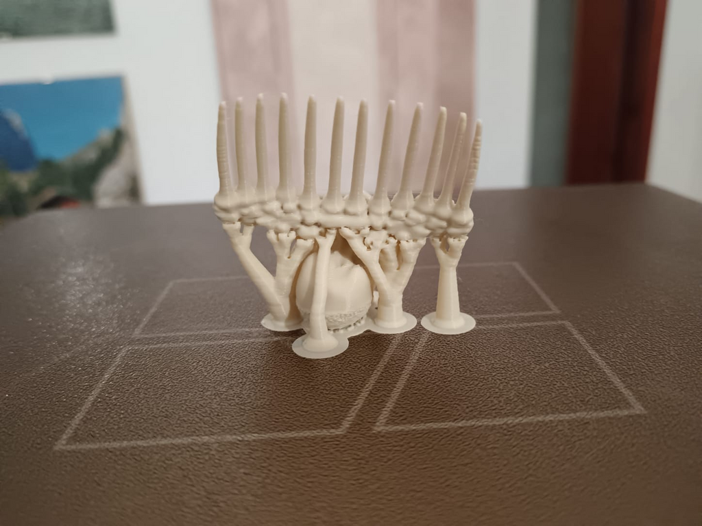 Bones hair comb 002