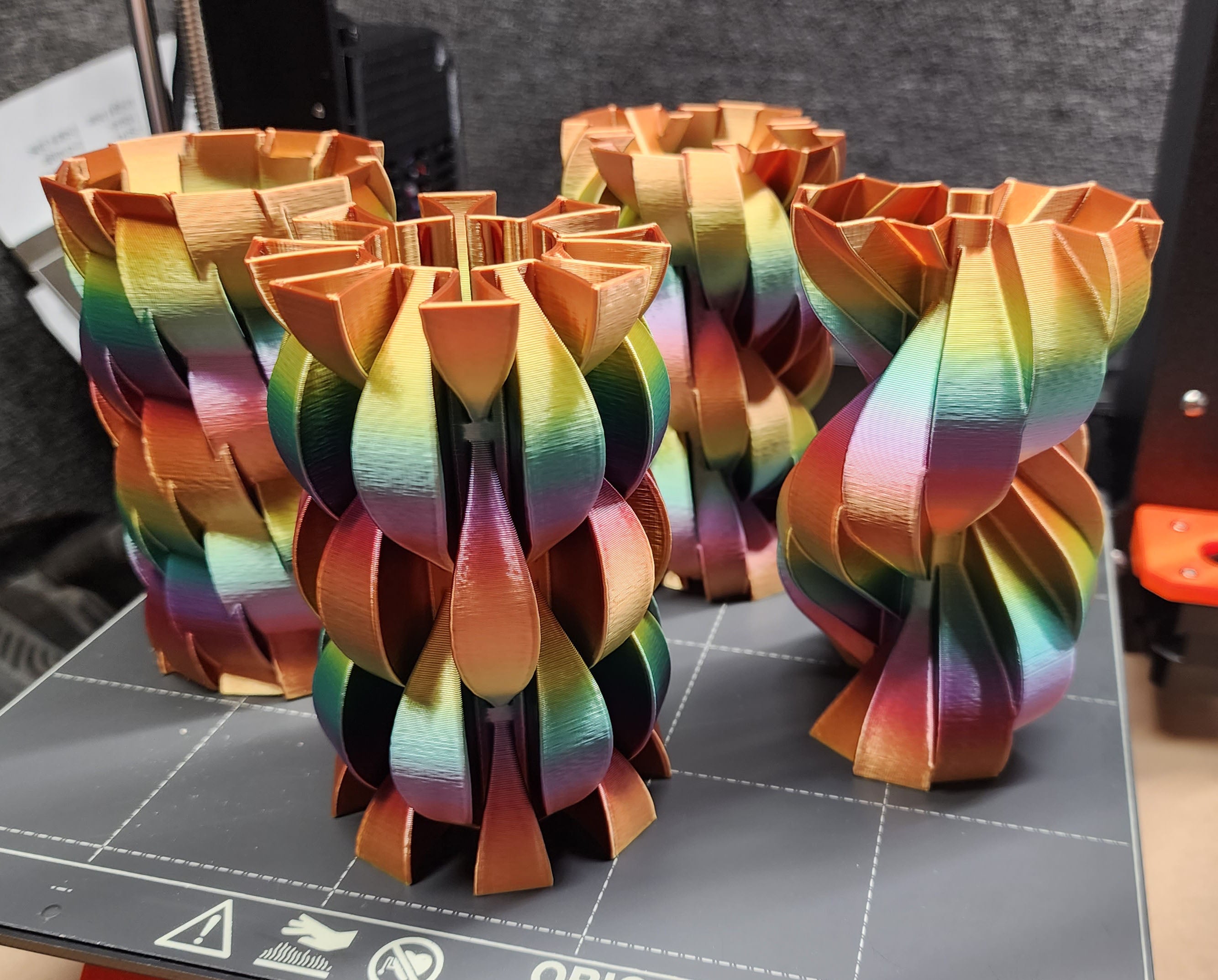 ᛥ Ribbon Spiral Vase Collection ᛥ
