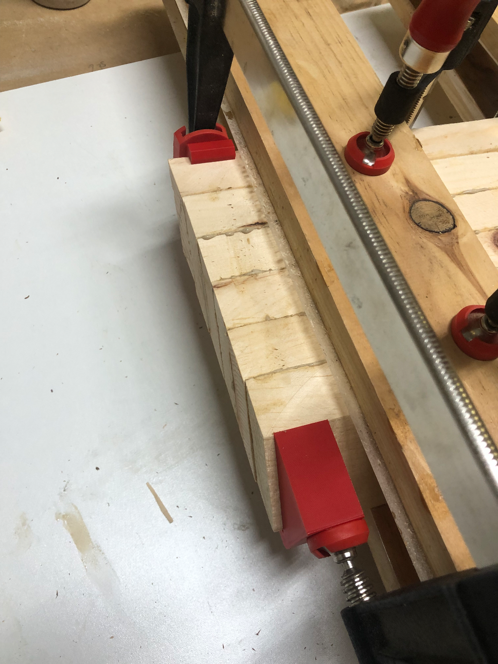 45° Angle Clamp with 1/4" Edge