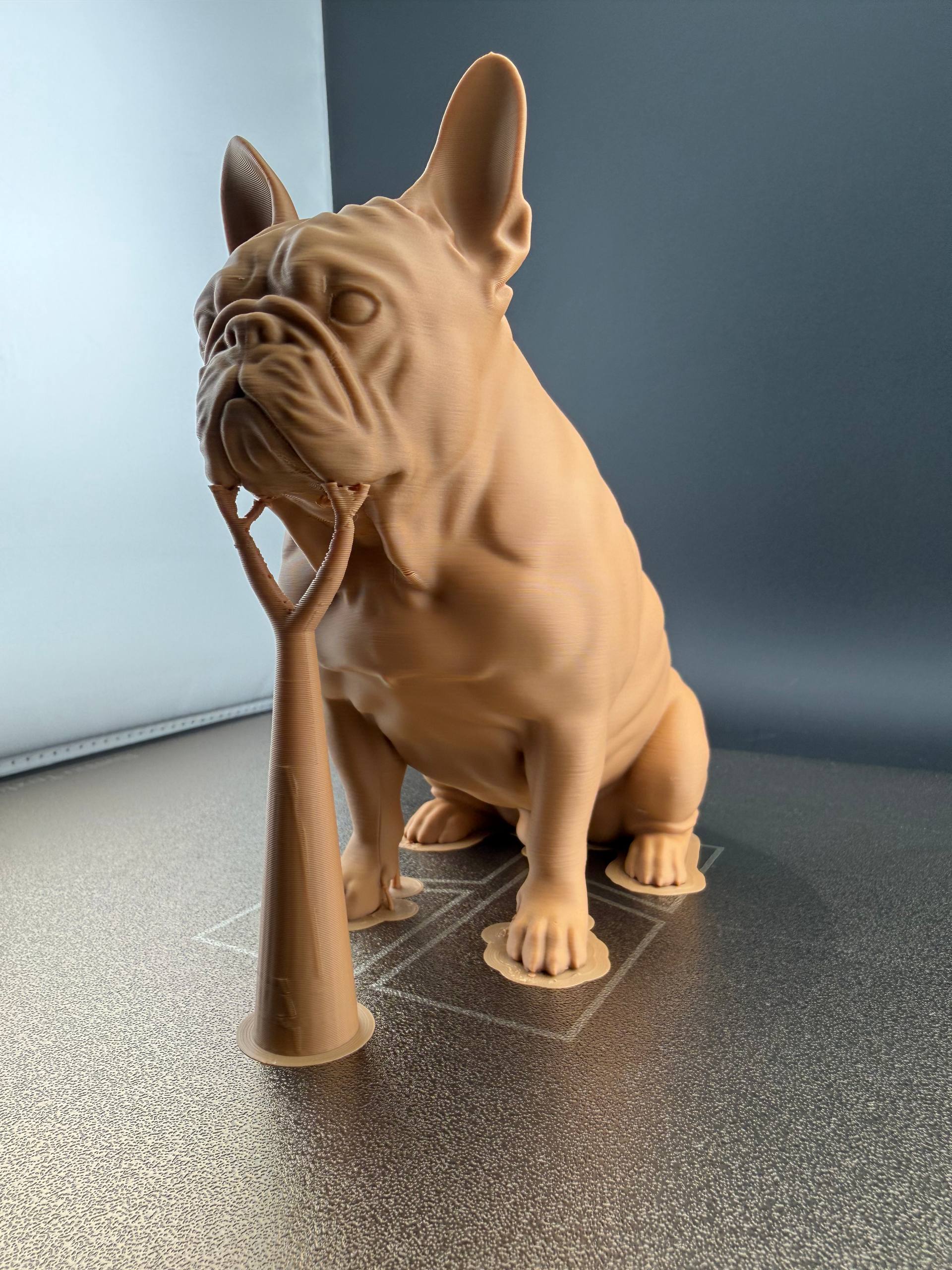 Easy-print french bulldog