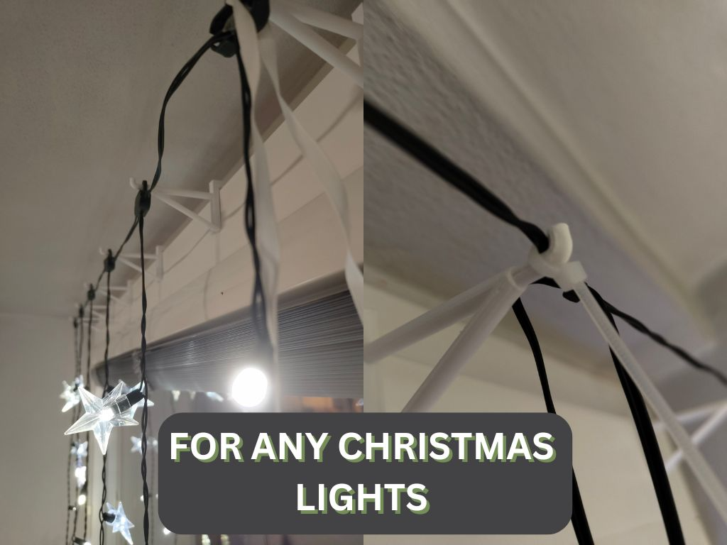 window hook for Christmas lights