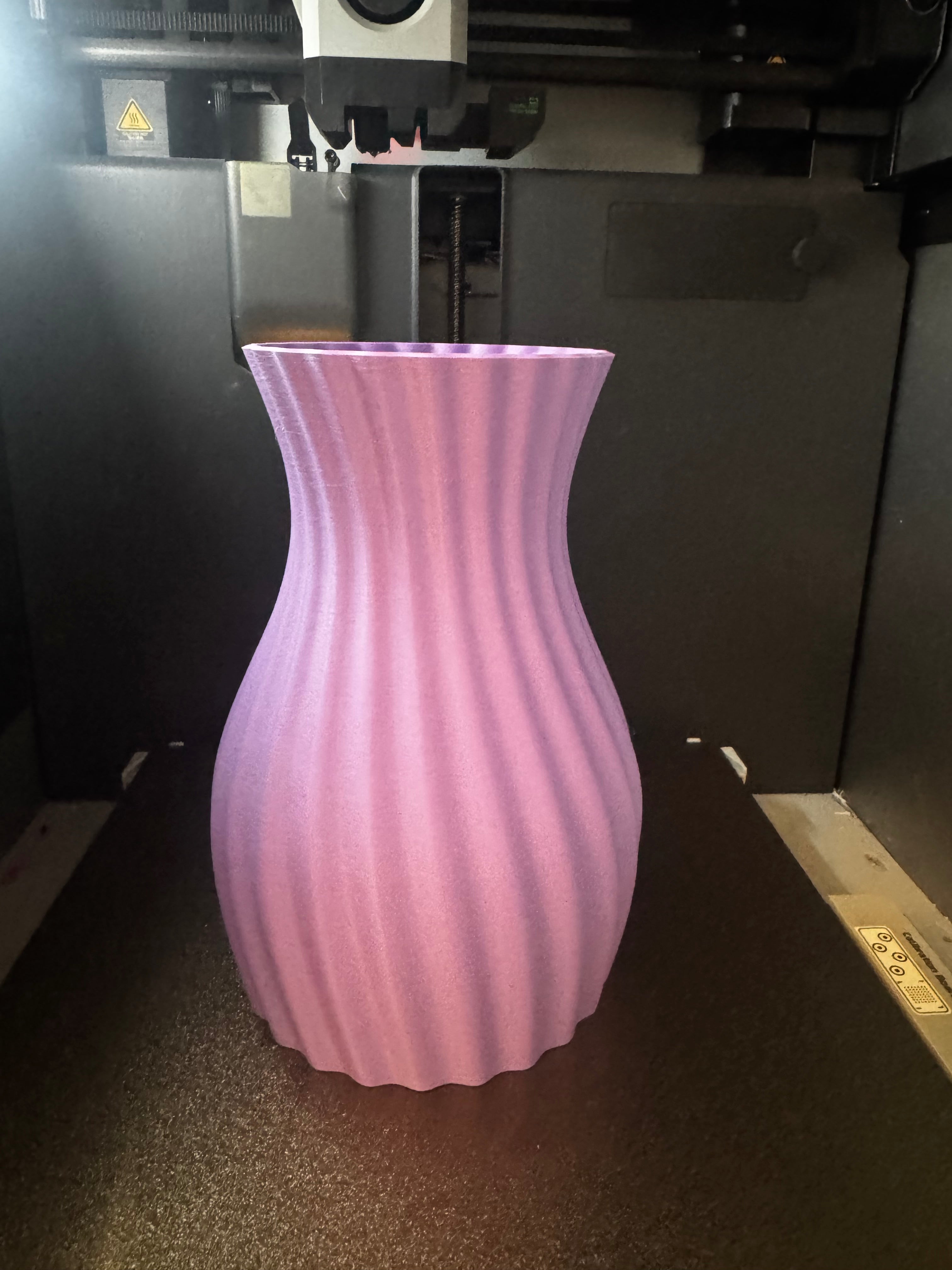 Wave Vase for Brick Flowers