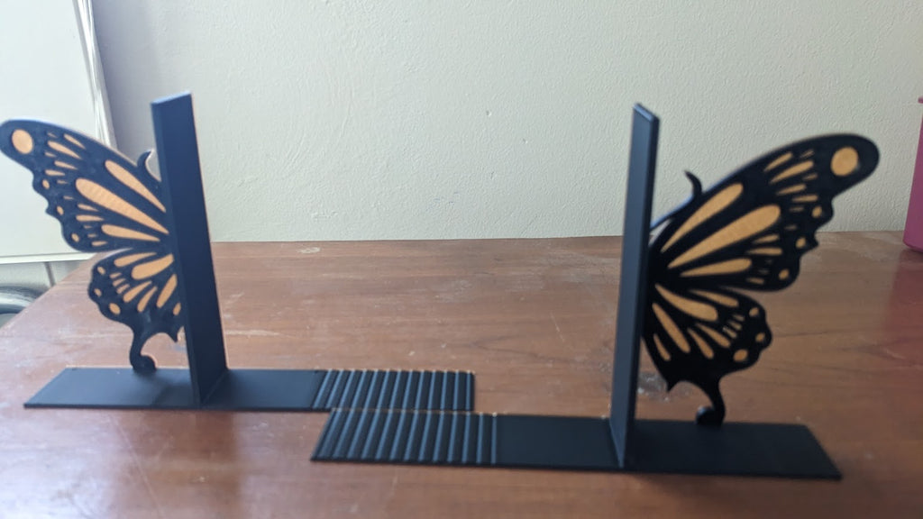 Butterfly Bookend - No Supports