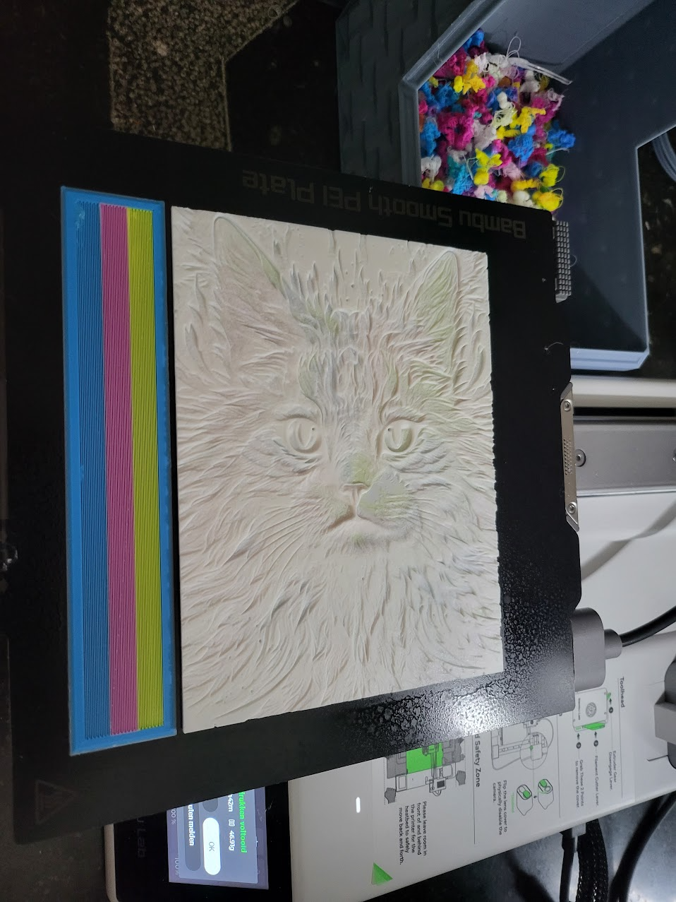 Color Cat CMYK Lithophane