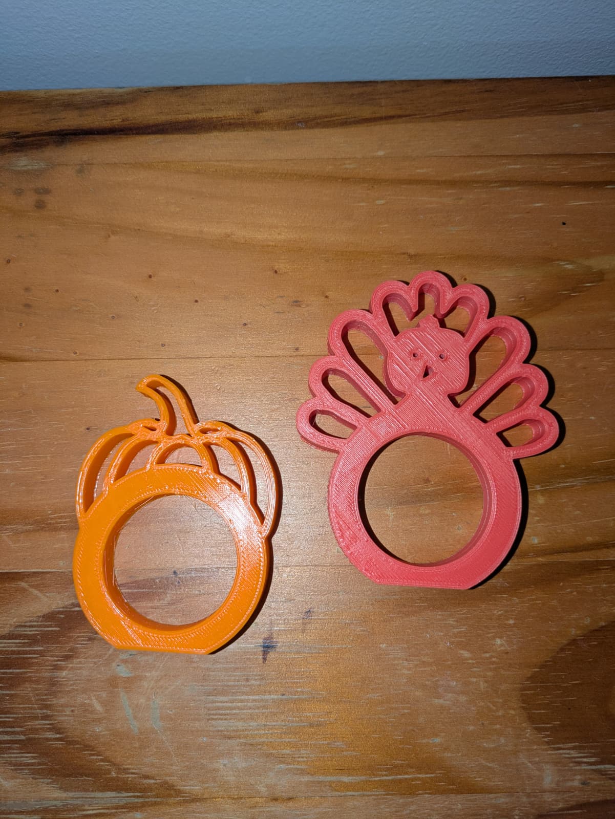 Thanksgiving Napkin Rings: Pumpkin, leaf, Turkeys