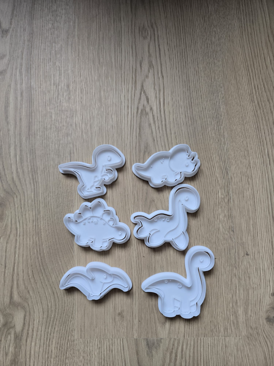 Dino Cookie Cutter Playdoh Set 2 Baking Fun Clay