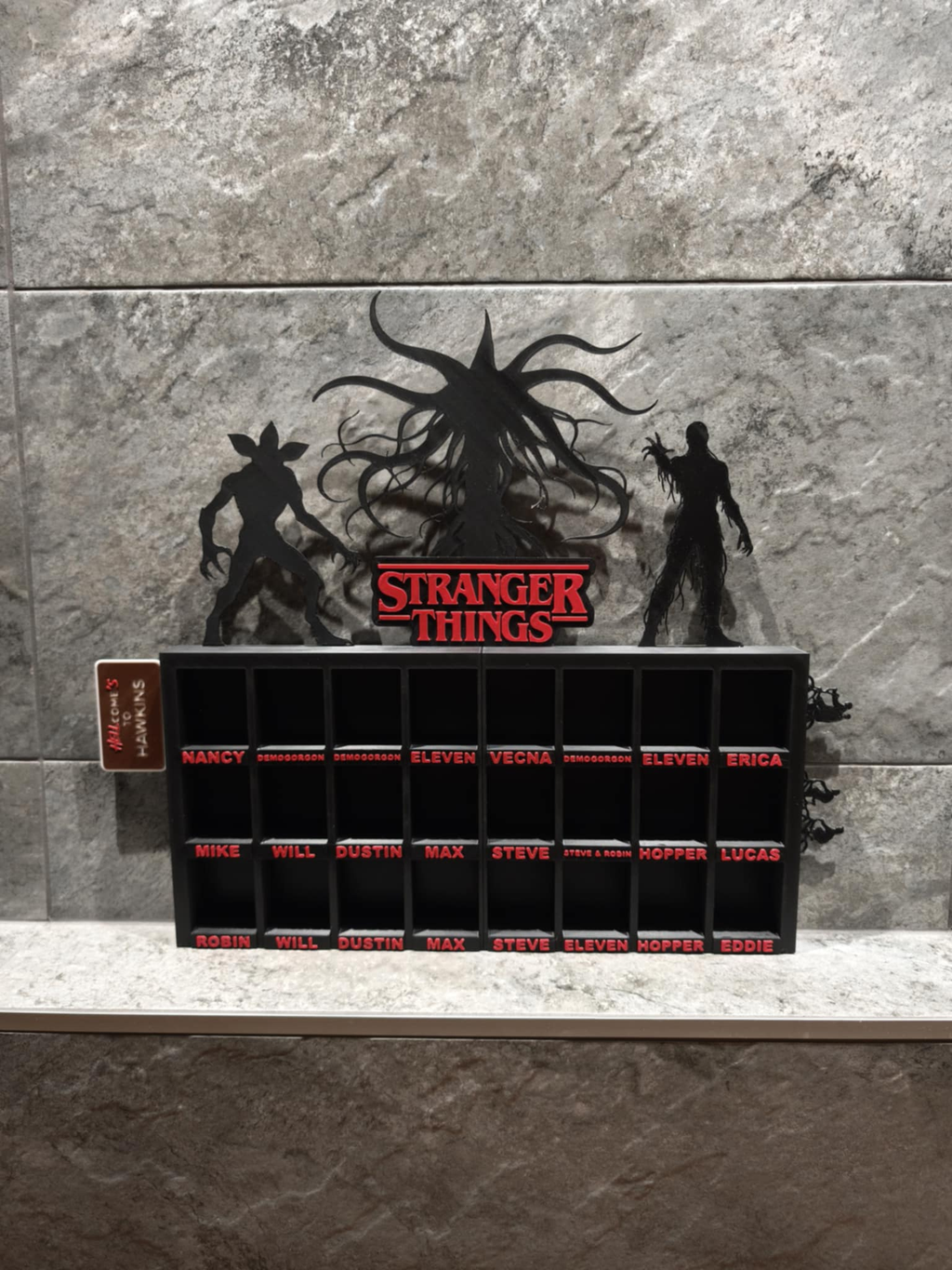 Stranger Things Kinder Figure Display Stand