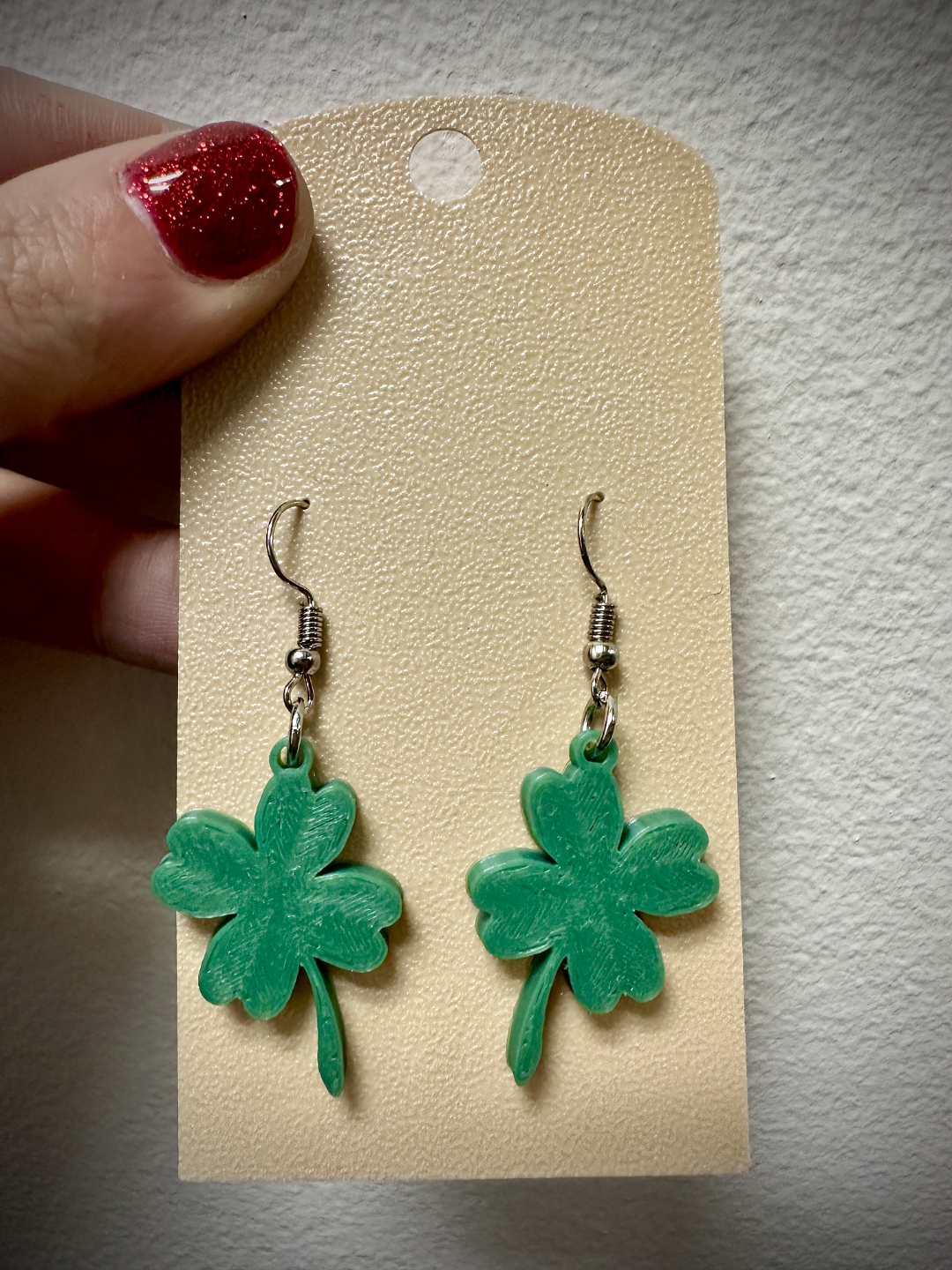 Shamrock Earrings - Free Commercial Use