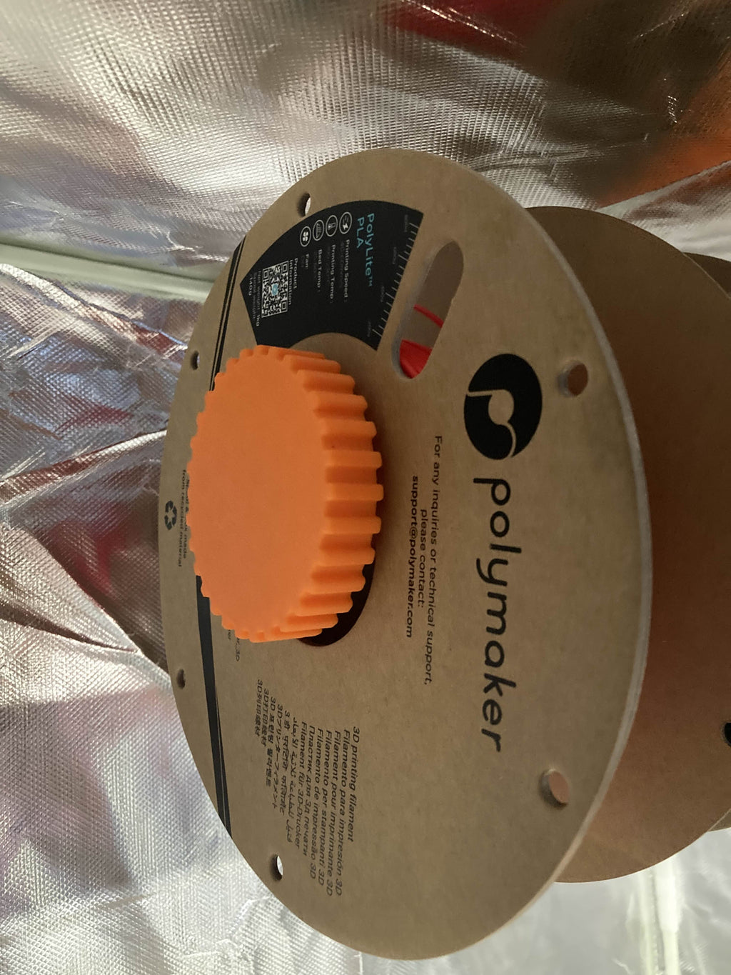 Ender 3 Additional Spool Holder With Screwable Cap