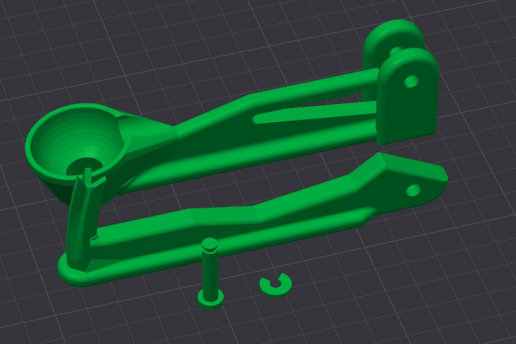 Cherry pitter + printed axle