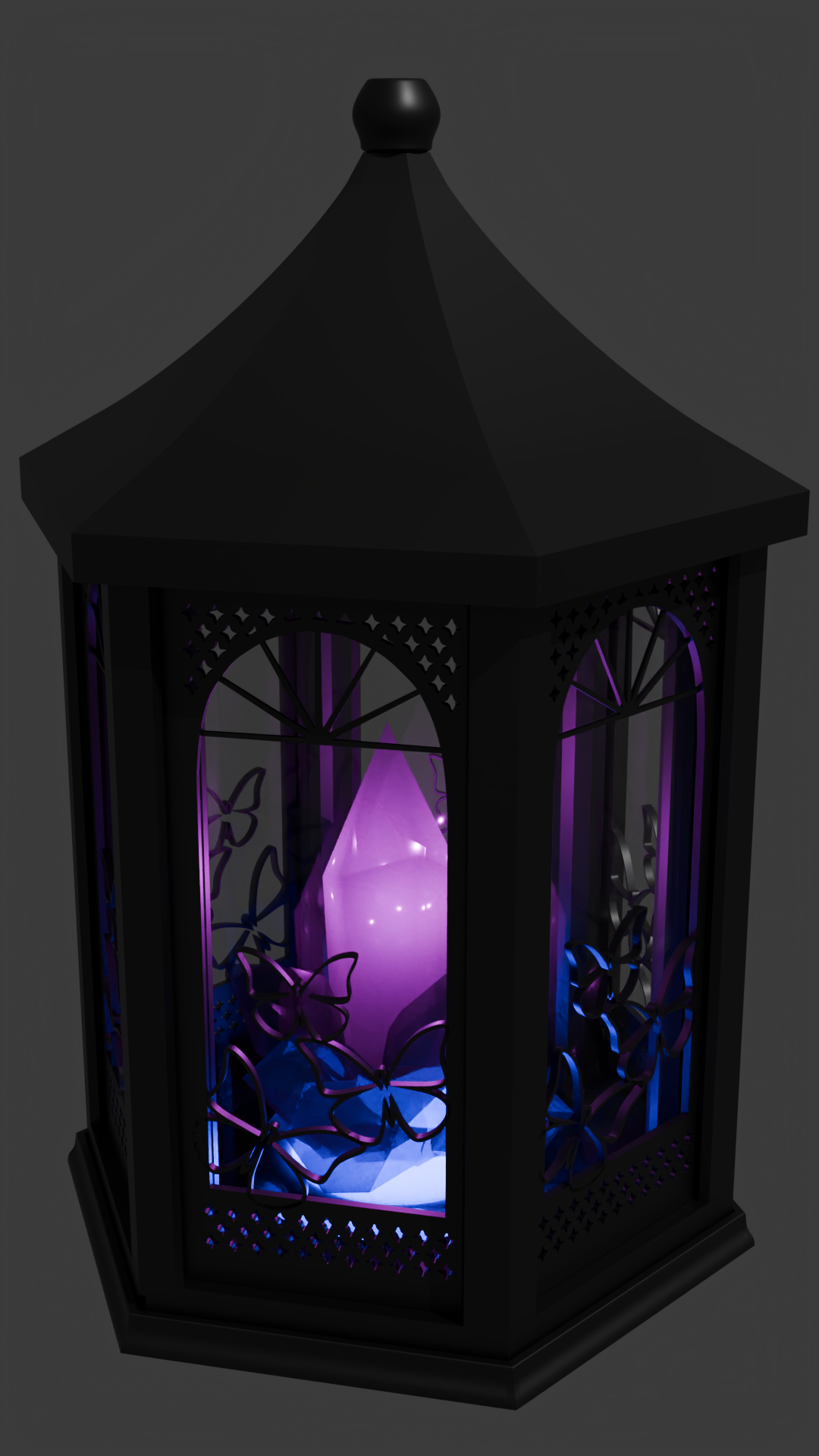 Magical Crystal Butterfly Lantern