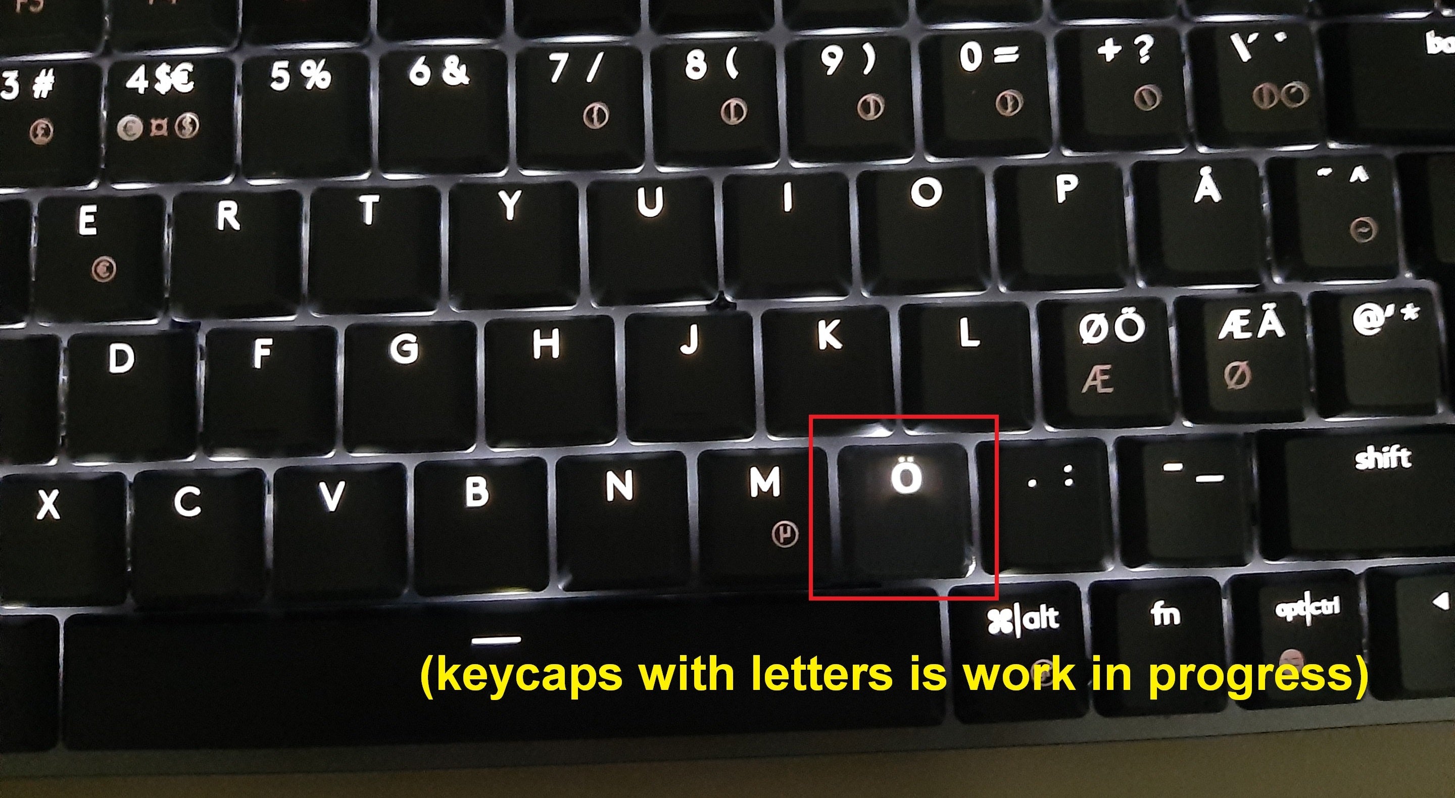 Keycap (blank) for Logitech MX Mechanical Keyboard