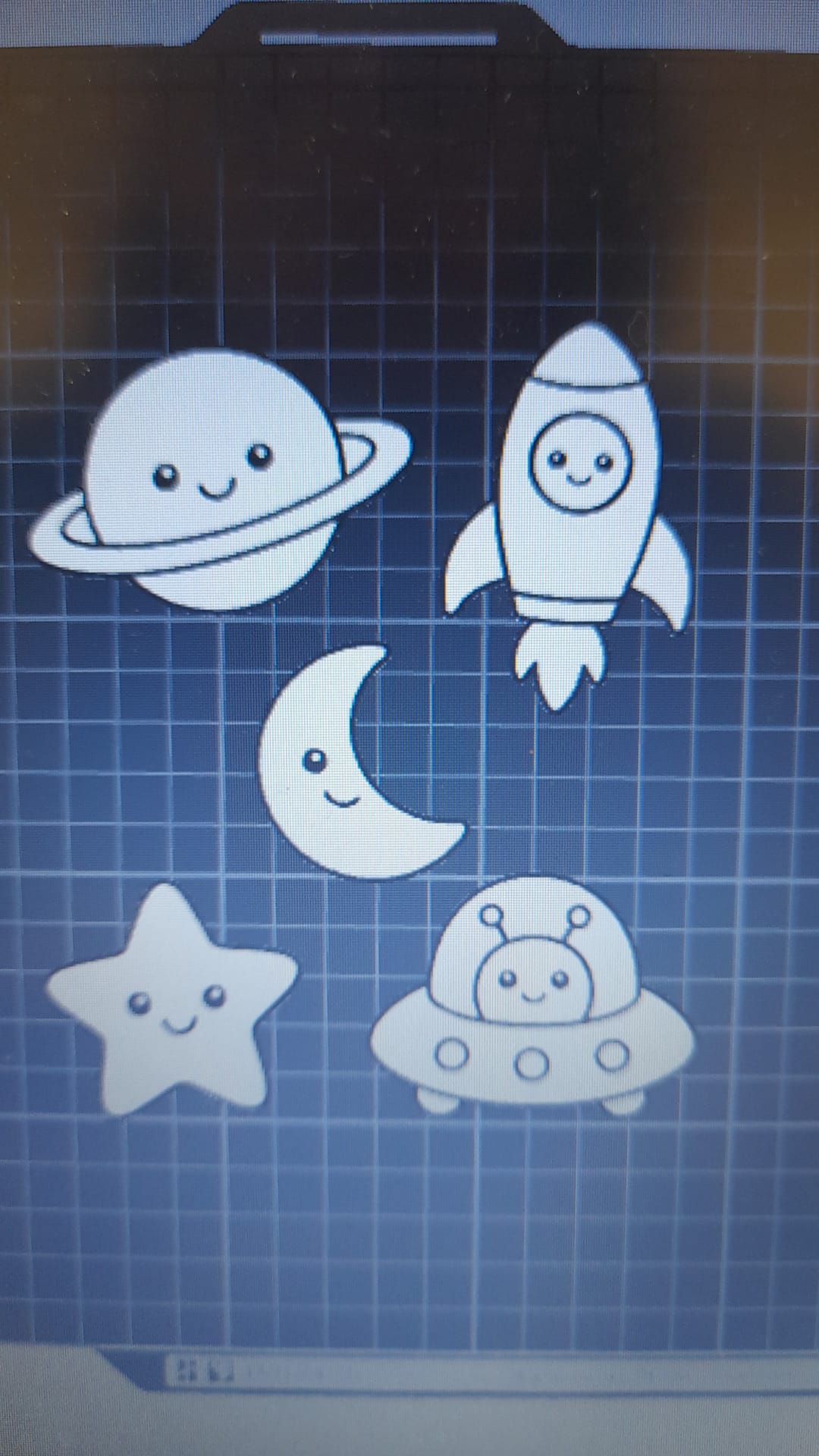 Kit Pintura Infantil Espacial Fofo. Fácil Imprimir