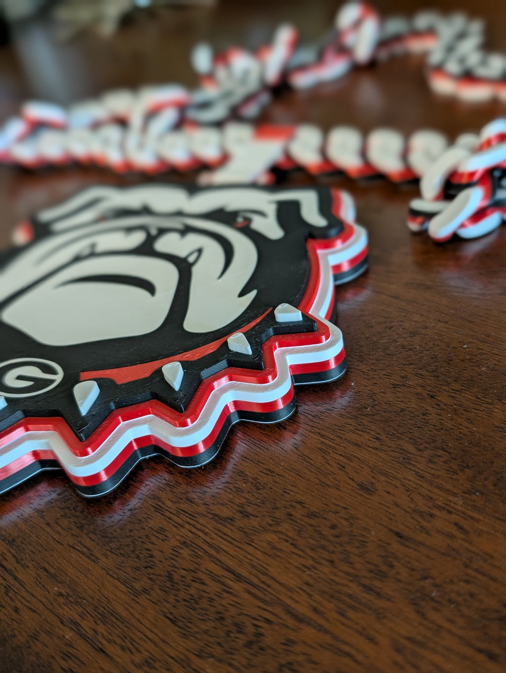 UGA Georgia Bulldogs Hype Chain Print-in-Place