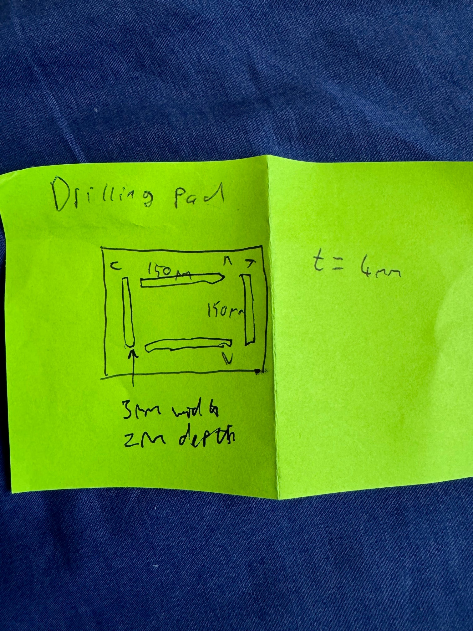 Desk Drill Pad