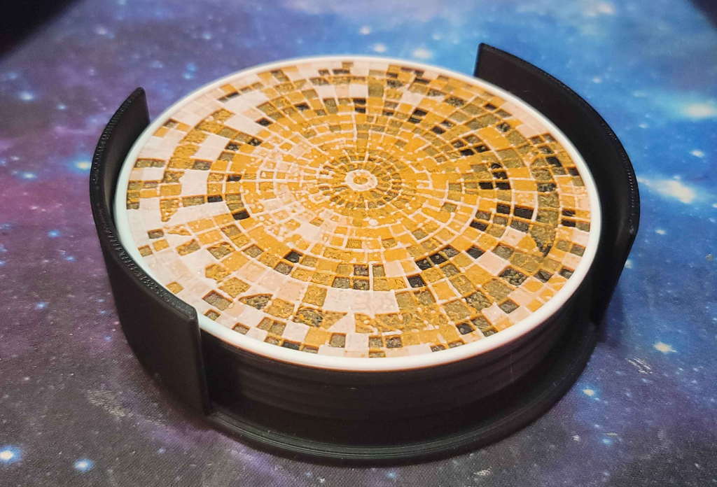 100mm Coaster Holder. Commercial Use allowed.