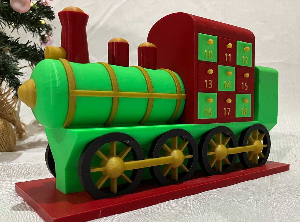 christmas train advent calendar